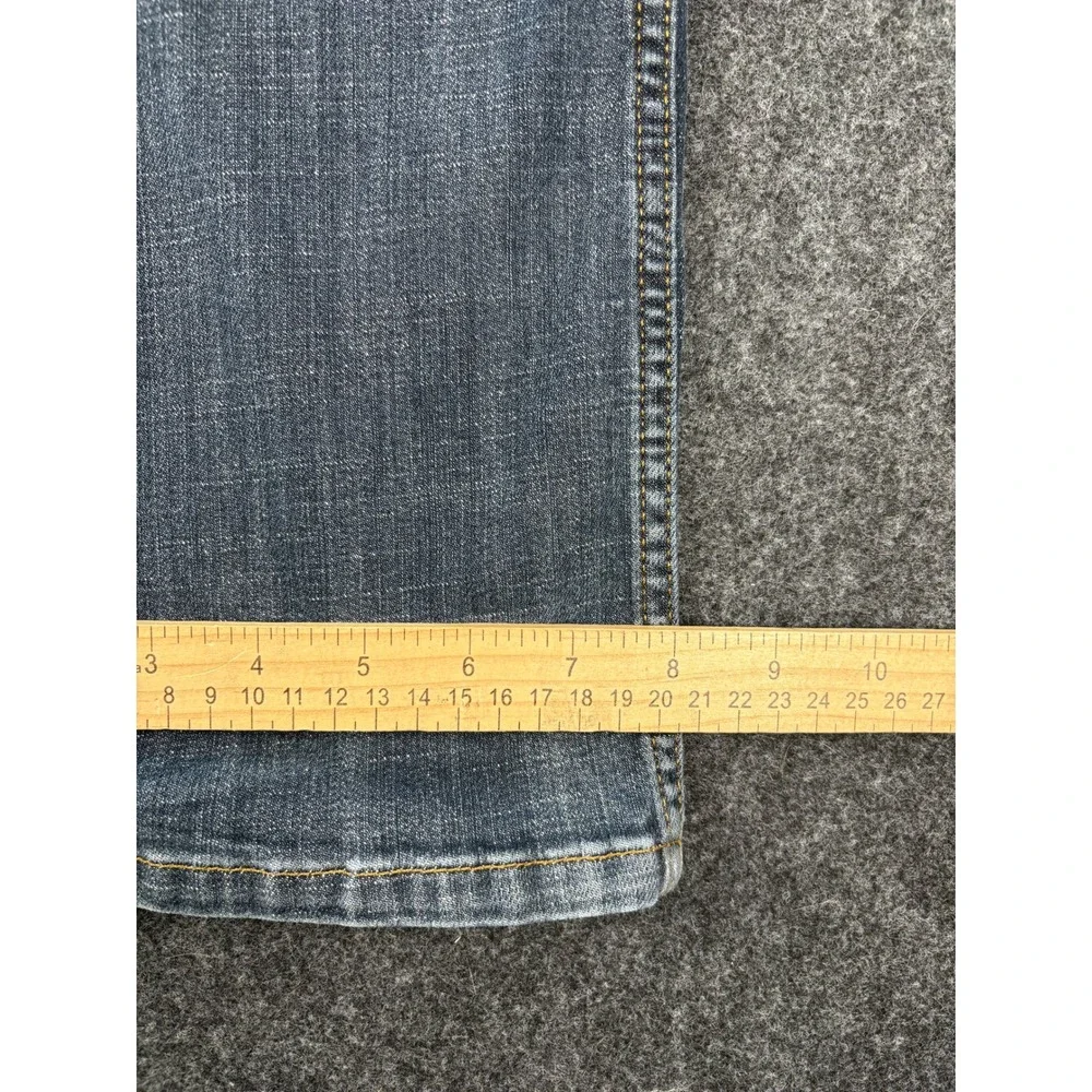 Wrangler Retro Slim Boot Jeans Mens 30x34 Blue Medium Wash Stretch 77MWZDX